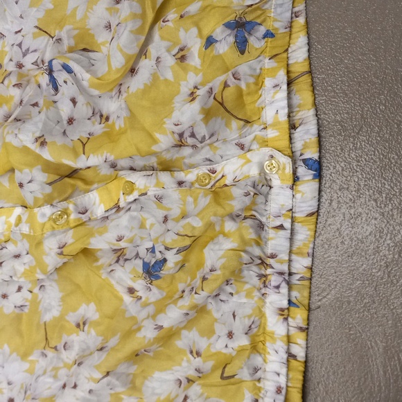 Anna Glover H&M Floral, 3/4 Length Sleeve, Button Up Blouse - Picture 11 of 12